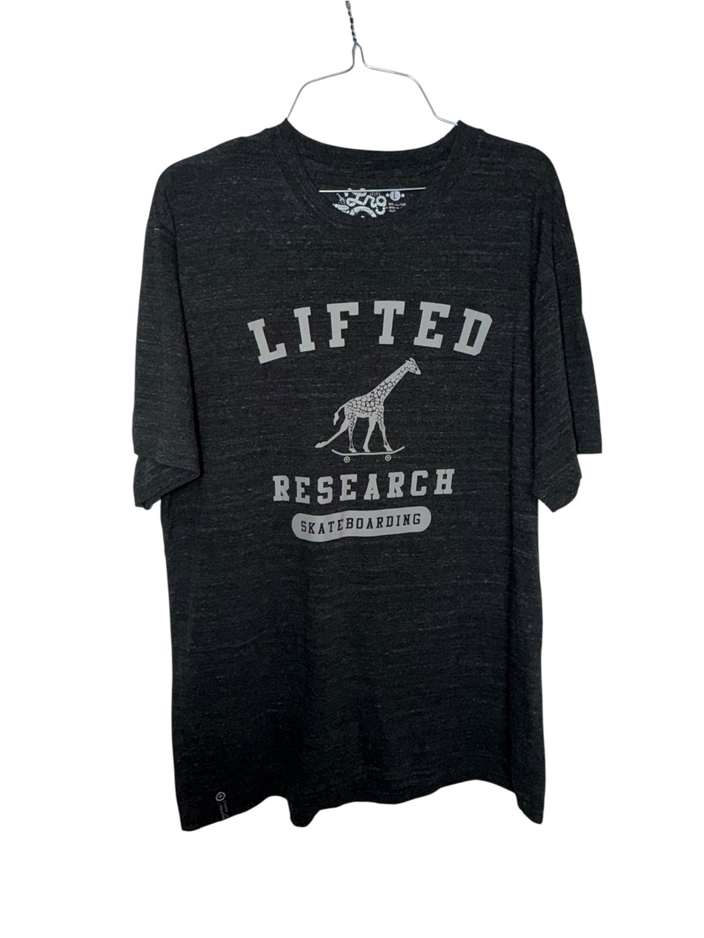 Lrg Black Heather Graphic Skate Tee